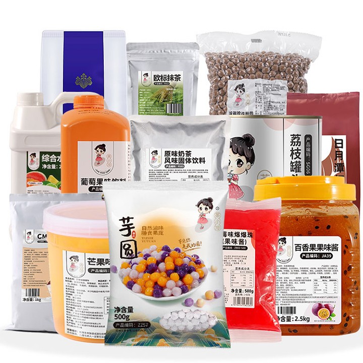 Bubble tea ingredients